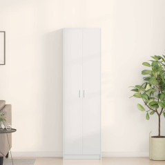 vidaXL Armadio Bianco 55x25x189 cm in legno ingegnerizzato