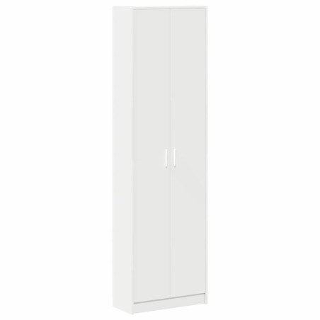 vidaXL Armadio Bianco 55x25x189 cm in legno ingegnerizzato