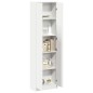 vidaXL Armadio Bianco 55x25x189 cm in legno ingegnerizzato