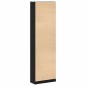 vidaXL guardaroba rovere nero 55x25x189 cm legno ingegnerizzato vidaXL guardaroba rovere nero 55x25x189 cm legno ingegnerizzato