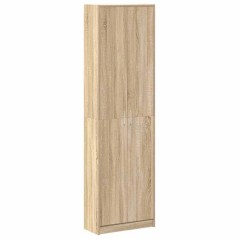 vidaXL Armadio Rovere Sonoma 55x25x189 cm Legno Ingegnerizzato