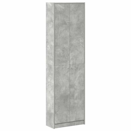 vidaXL Armadio Grigio Cemento 55x25x189 cm in Legno Ingegnerizzato