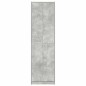 vidaXL Armadio Grigio Cemento 55x25x189 cm in Legno Ingegnerizzato