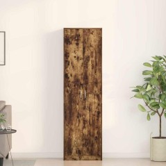 vidaXL Armadio Rovere Affumicato 55x25x189 cm Legno Ingegnerizzato