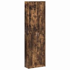vidaXL Armadio Rovere Affumicato 55x25x189 cm Legno Ingegnerizzato
