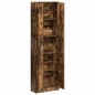 vidaXL Armadio Rovere Affumicato 55x25x189 cm Legno Ingegnerizzato vidaXL Armadio Rovere Affumicato 55x25x189 cm Legno Ingegnerizzato