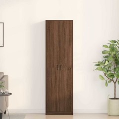 vidaXL Armadio in rovere marrone 55x25x189 cm Legno ingegnerizzato