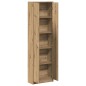 vidaXL Armadio in rovere artigianale 55x25x189 cm Legno ingegnerizzato vidaXL Armadio in rovere artigianale 55x25x189 cm Legno ingegnerizzato