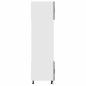 vidaXL Armadio per microonde rovere nero 60x57x207 cm, in legno ingegnerizzato