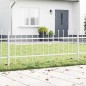 vidaXL Recinzione per Giardino Bianco 5.1 x 1 m vidaXL Recinzione per Giardino Bianco 5.1 x 1 m