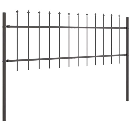 vidaXL Recinzione per Giardino Grigio 5.1 x 1 m
