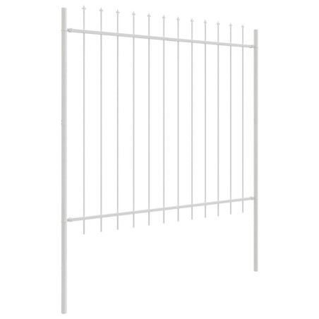 vidaXL Recinzione per Giardino Bianco 5.1 x 1 m