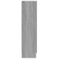 Mobile Vetrina Grigio Sonoma 82,5x30,5x115 cm Legno Multistrato Mobile Vetrina Grigio Sonoma 82,5x30,5x115 cm Legno Multistrato