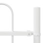 vidaXL Staccionata da Giardino con Parte Superiore ad Arco Bianca, 8,5x0,6 m in Acciaio vidaXL Staccionata da Giardino con Parte Superiore ad Arco Bianca, 8,5x0,6 m in Acciaio