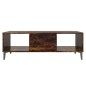 Tavolino da Salotto Rovere Fumo 103,5x60x35cm in Truciolato Tavolino da Salotto Rovere Fumo 103,5x60x35cm in Truciolato