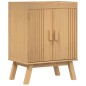 Set di mobili per bagno 2 pezzi in legno massello di pino
