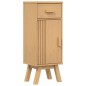 Set di mobili per il bagno in legno massello di pino, 4 pezzi