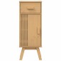 Set di mobili per il bagno in legno massello di pino, 4 pezzi