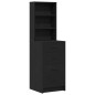 Set Trucco 3 Pezzi con LED in Legno Nero Set Trucco 3 Pezzi con LED in Legno Nero