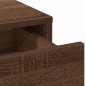 Set da trucco 3 pezzi con LED in legno nero Set da trucco 3 pezzi con LED in legno nero