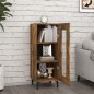Credenza Rovere Fumo 34,5x34x90 cm in Legno Multistrato Credenza Rovere Fumo 34,5x34x90 cm in Legno Multistrato