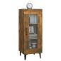 Credenza Rovere Fumo 34,5x34x90 cm in Legno Multistrato Credenza Rovere Fumo 34,5x34x90 cm in Legno Multistrato