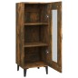 Credenza Rovere Fumo 34,5x34x90 cm in Legno Multistrato Credenza Rovere Fumo 34,5x34x90 cm in Legno Multistrato