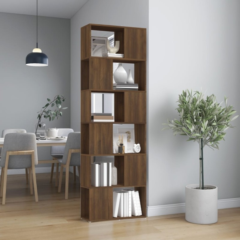 Libreria/Divisorio Rovere Marrone 60x24x186 cm Libreria/Divisorio Rovere Marrone 60x24x186 cm