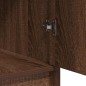 Set Trucco 3 Pezzi vidaXL con LED in Legno Nero Set Trucco 3 Pezzi vidaXL con LED in Legno Nero