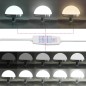 Set Trucco 3 Pezzi vidaXL con LED in Legno Nero Set Trucco 3 Pezzi vidaXL con LED in Legno Nero