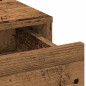 vidaXL Set di Toeletta a 3 Pezzi con LED - Legno Vintage e Legno Ingegnerizzato vidaXL Set di Toeletta a 3 Pezzi con LED - Legno Vintage e Legno Ingegnerizzato