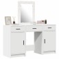vidaXL Set di toletta 3 pezzi con LED in legno ingegnerizzato bianco vidaXL Set di toletta 3 pezzi con LED in legno ingegnerizzato bianco