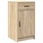 vidaXL Set da Toeletta 3 Pezzi con LED in Rovere Sonoma in Legno Ingegnerizzato vidaXL Set da Toeletta 3 Pezzi con LED in Rovere Sonoma in Legno Ingegnerizzato
