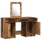 Set da Toeletta 3 Pezzi con LED in Legno Riciclato
