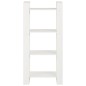 Libreria/Divisorio Bianco 60x35x125 cm Legno Massello