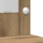 Set da Toeletta 3 Pezzi con LED in Legno Ingegnerizzato Rovere di vidaXL Set da Toeletta 3 Pezzi con LED in Legno Ingegnerizzato Rovere di vidaXL