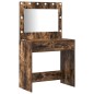 Set da Toeletta a 3 Pezzi vidaXL in Legno Ingegnerizzato Fumé Set da Toeletta a 3 Pezzi vidaXL in Legno Ingegnerizzato Fumé