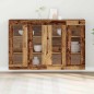 vidaXL Armadietti a parete 2 pezzi in legno vintage 69.5x34x90 cm in legno ingegnerizzato