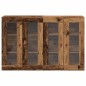 vidaXL Armadietti a parete 2 pezzi in legno vintage 69.5x34x90 cm in legno ingegnerizzato