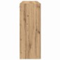 vidaXL Mobile a parete 2 pezzi in rovere artigianale 69,5 x 34 x 90 cm in legno ingegnerizzato.