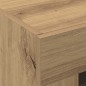 vidaXL Mobile a parete 2 pezzi in rovere artigianale 69,5 x 34 x 90 cm in legno ingegnerizzato.