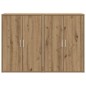 vidaXL Set di 2 Credenze in Rovere di 60 x 31 x 84 cm in Legno Ingegnerizzato