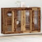 vidaXL Armadi a muro 2 pezzi in legno vecchio 69,5x34x90 cm in legno ingegnerizzato