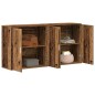vidaXL Consolle 2 pezzi Legno Antico 79x38x80 cm Legno Ingenerizzato