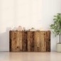 vidaXL Consolle 2 pezzi Legno Antico 79x38x80 cm Legno Ingenerizzato