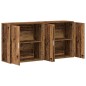 vidaXL Consolle 2 pezzi Legno Antico 79x38x80 cm Legno Ingenerizzato