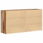 vidaXL Consolle 2 pezzi Legno Antico 79x38x80 cm Legno Ingenerizzato