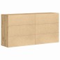 vidaXL Credenze 2 pz Rovere Artigianale 79x38x80 cm Legno Ingegnerizzato vidaXL Credenze 2 pz Rovere Artigianale 79x38x80 cm Legno Ingegnerizzato