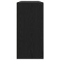 vidaXL Credenze 2 pz Nero Rovere 79x38x80 cm Legno ingegnerizzato