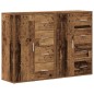 vidaXL Credenze 2 pezzi Legno Vecchio 60x31x84 cm Legno Ingegnerizzato